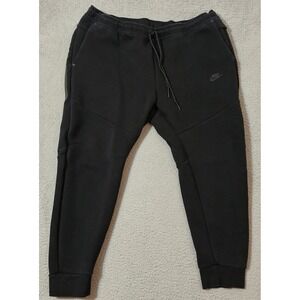 Nike Tech Fleece Joggers Black Sweatpants HV0959-010 Mens Size 3XL